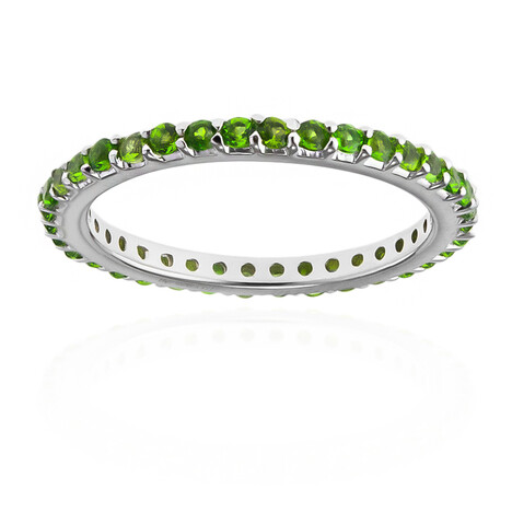 Russischer Diopsid-Silberring