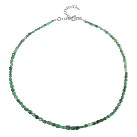 Collana in argento con Smeraldo Zambia