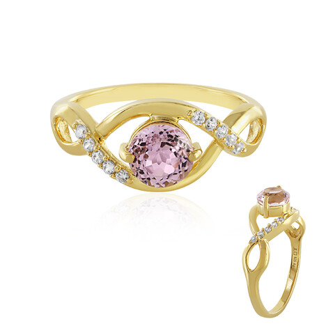 Zilveren ring met een kunziet