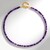 Collana in argento con Ametista Uruguay