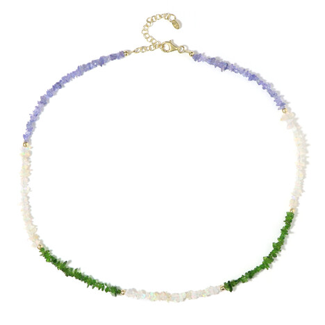 Collana in argento con Tanzanite