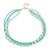 Collar en plata con Amazonita (Riya)