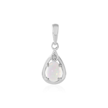 Ciondolo in argento con Opale di Welo