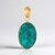 Pendentif en argent et Dioptase (Bali Barong)