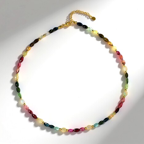 Collana in argento con Tormalina (Riya)