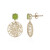Peridot-Goldohrringe (Ornaments by de Melo)