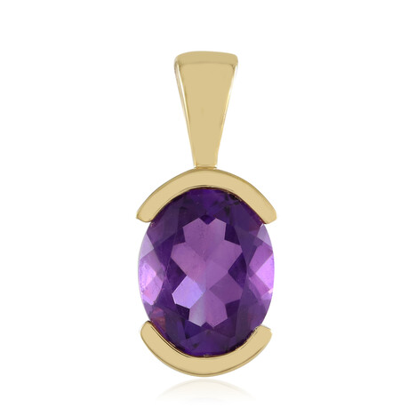 Colgante en plata con Amatista de Zambia