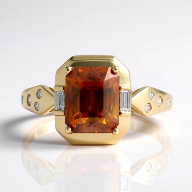 Bague en or et Sphalérite (CIRARI)