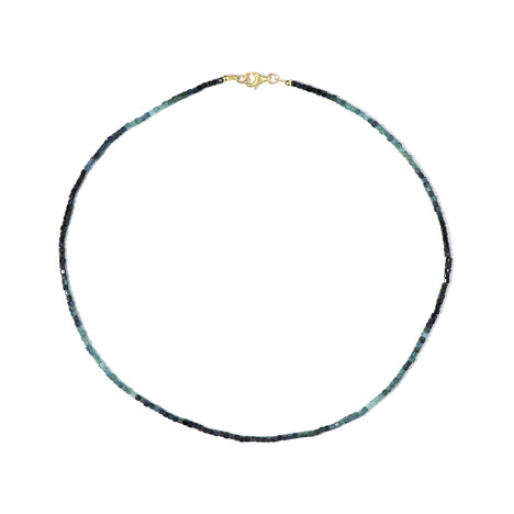 Collar en plata con Indicolita