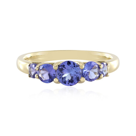 Anello in oro con Tanzanite AAA (de Melo)