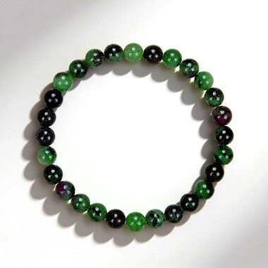Bracelet et Rubis Zoïsite