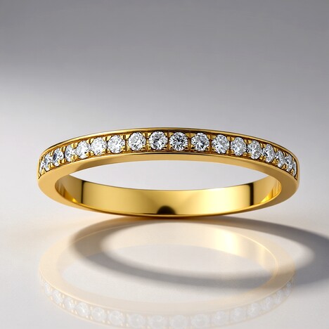 Bague en or et Diamant SI1 (H) (CIRARI)