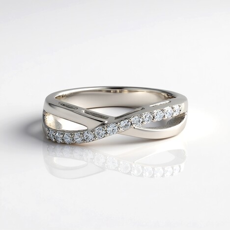 Anello in argento con Zircone