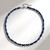 Collana in argento con Ematite Blu Royal