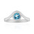Swiss Blue Topaz Silver Ring