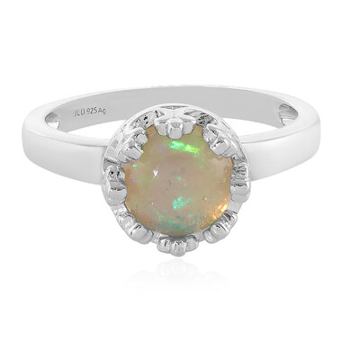 Anello in argento con Opale di Welo