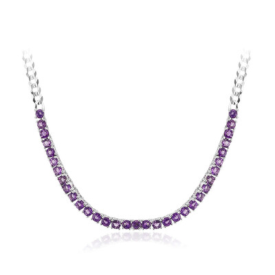 Amethyst-Silbercollier