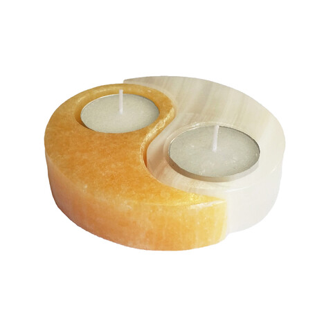 Yin Yang-Teelichthalter (Lapis Vitalis)