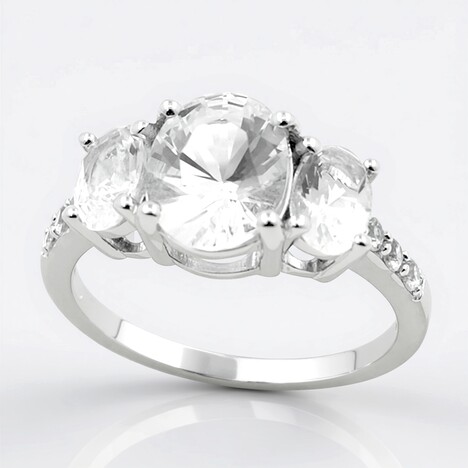 Anello in argento con Danburite