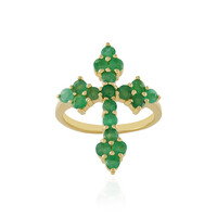 Anello in argento con Smeraldo Socoto