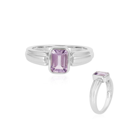 Anello in argento con Ametista Rose de France