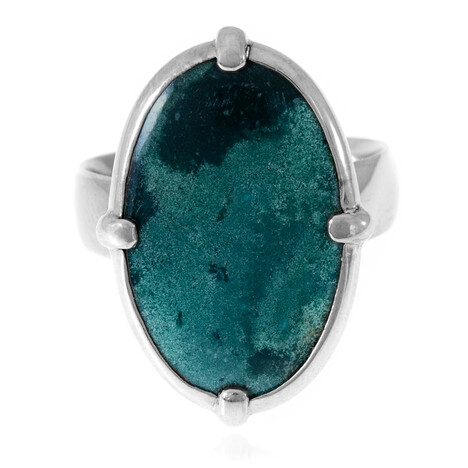 Ozelot-Jaspis-Silberring