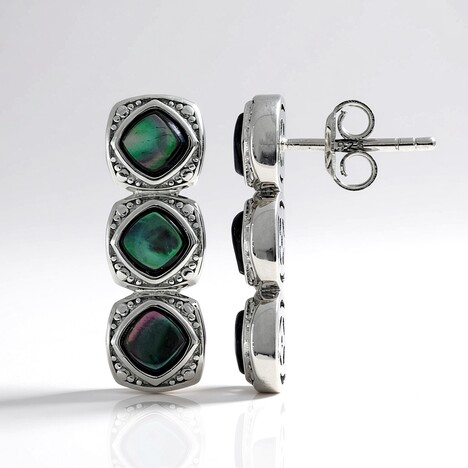 Orecchini in argento con Madreperla