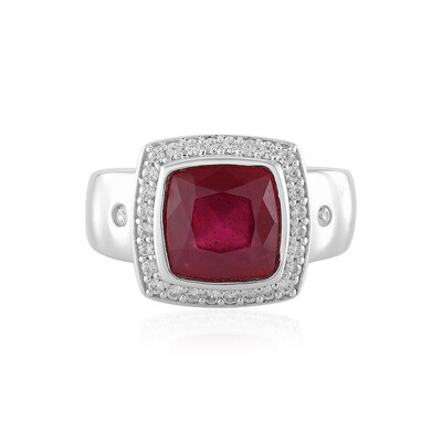 Madagascar Ruby Silver Ring (de Melo)