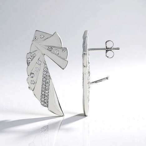 Orecchini in argento con Zircone (de Melo Essence)