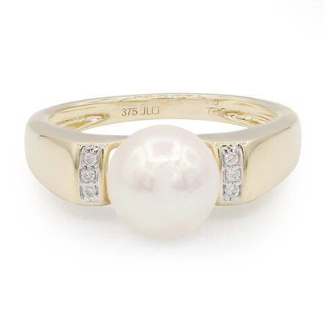 Anello in oro con Perla Akoya (TPC)