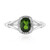 Russischer Diopsid-Silberring