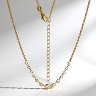 Collar en plata con Zircón (Adela Silber)