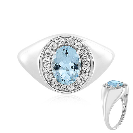 Santa Maria-Aquamarin-Goldring