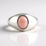 Anello in argento con Opale Rosa