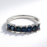 Anello in oro con Zaffiro Ceylon Blu (CIRARI)