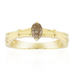 Anello in oro con Diamante Cognac d'Argyle I3 (Mark Tremonti)