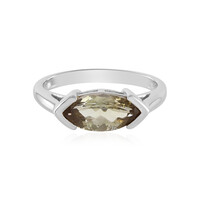 Anello in argento con Tanzanite Gialla (non riscaldata)
