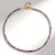 Mandarin Garnet Silver Necklace (Riya)