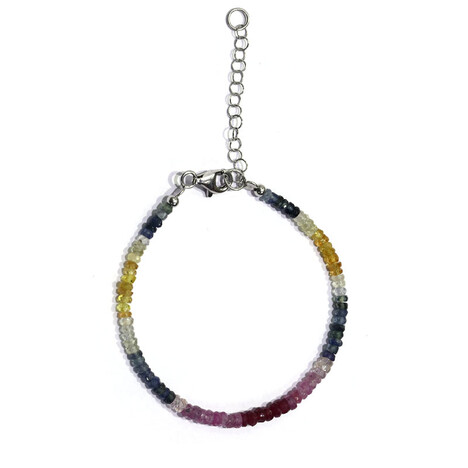 Saphir-Silberarmband