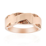 SI1 Argyle-Rose de France-Brillant-Silberring (Annette)