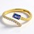 Anillo en oro con Tanzanita AAA (CIRARI)