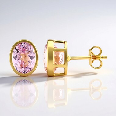Orecchini in argento con Kunzite