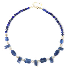 Nepal Kyanite Silver Necklace
