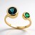 Bague en or et Indicolite (de Melo Gold)