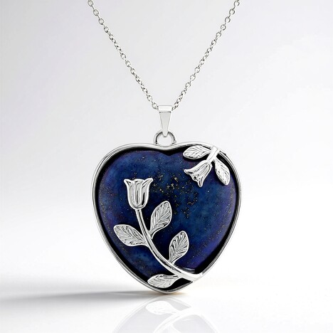 Collier en argent et Lapis-Lazuli