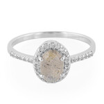 Anello in argento con Labradorite