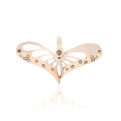 Pendentif en or et Diamant rose de France SI1 d'Argyle  (Annette)