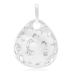 Ciondolo in argento con Diamante I1 (G)