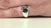 Zilveren ring met een Londen-blauwe topaas (Pallanova)