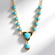 Collana in argento con Turchese Sleeping Beauty (Faszination Türkis)